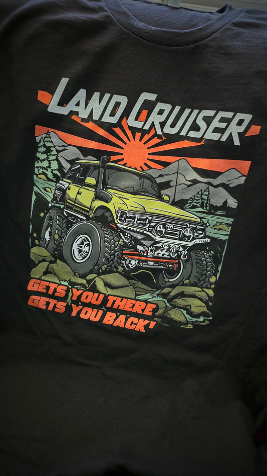 Toyota Land Cruiser "Gets you there" T-shirt