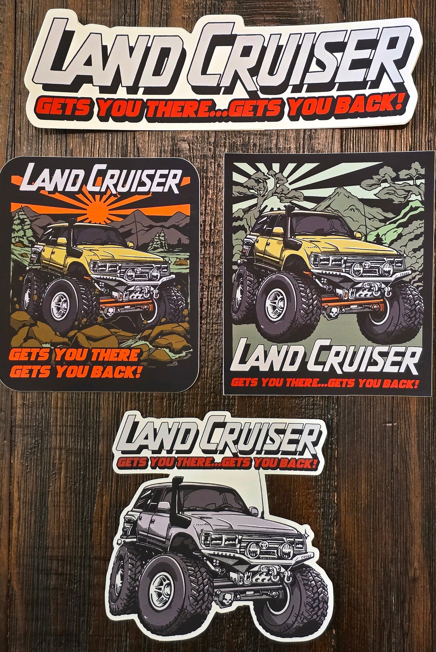 Iron Slug Land Cruiser Decals