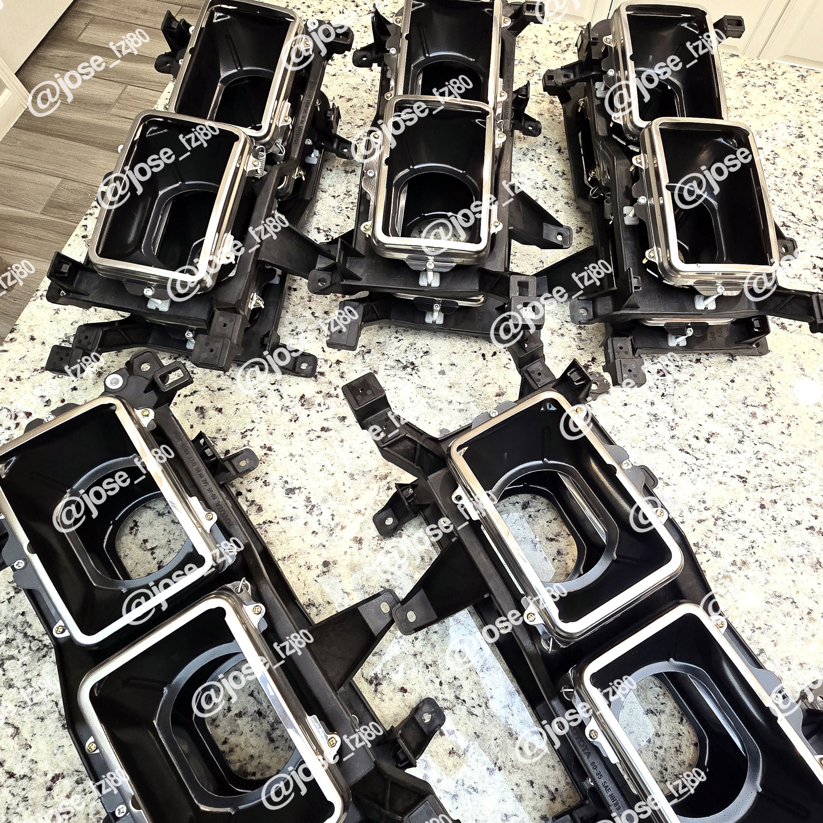 80 series Toyota Land Cruiser Quad Headlight Conversion Kits