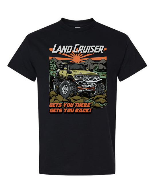 Toyota Land Cruiser "Gets you there" T-shirt